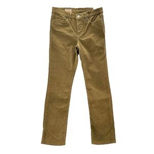 Levi's 314 Shaping Straight Corduroy Pants Woman's 29x30 Beige Mid Rise Slimming